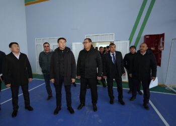 ДАРХАН САТЫБАЛДЫ ҚАЗЫҒҰРТ АУДАНЫНДАҒЫ ӘЛЕУМЕТТІК НЫСАНДАРДЫҢ ҚҰРЫЛЫС АЛАҢДАРЫНДА БОЛДЫ