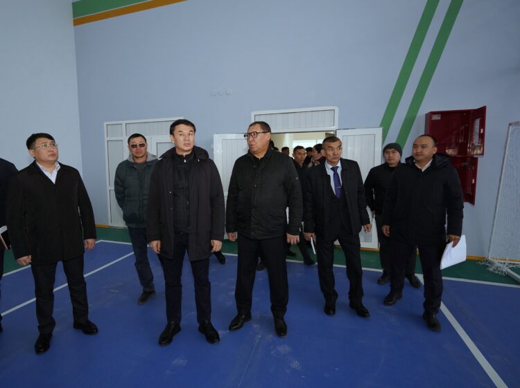 ДАРХАН САТЫБАЛДЫ ҚАЗЫҒҰРТ АУДАНЫНДАҒЫ ӘЛЕУМЕТТІК НЫСАНДАРДЫҢ ҚҰРЫЛЫС АЛАҢДАРЫНДА БОЛДЫ