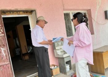 Халыққа түсіндіру жұмыстарын жүргізіп қайтты