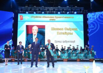 ТҮРКІСТАНДА ҚР КОНСТИТУЦИЯ КҮНІНЕ АРНАЛҒАН «АЙБАРЫ МЫҚТЫ – АТА ЗАҢ» САЛТАНАТТЫ ІС-ШАРАСЫ ӨТТІ