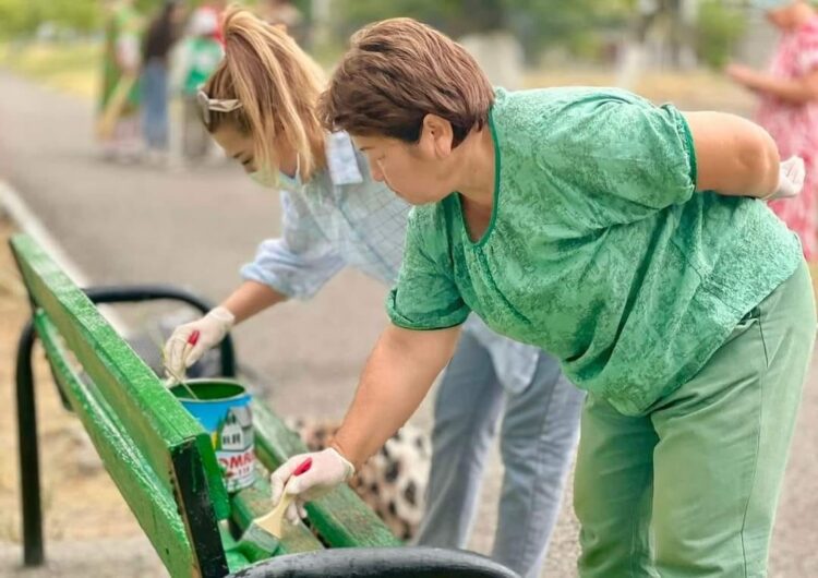 ТҮРКІСТАН ОБЛЫСЫНДА КОНСТИТУЦИЯ КҮНІНЕ ОРАЙ ЖАЛПЫХАЛЫҚТЫҚ СЕНБІЛІК ӨТТІ