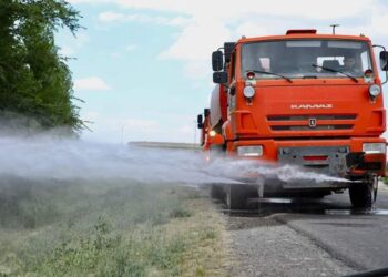 ТҮРКІСТАНДА ЖАСЫЛ ЖЕЛЕКТЕРДІ КҮТІП-БАПТАУ ЖҰМЫСТАРЫ КҮШЕЙТІЛДІ