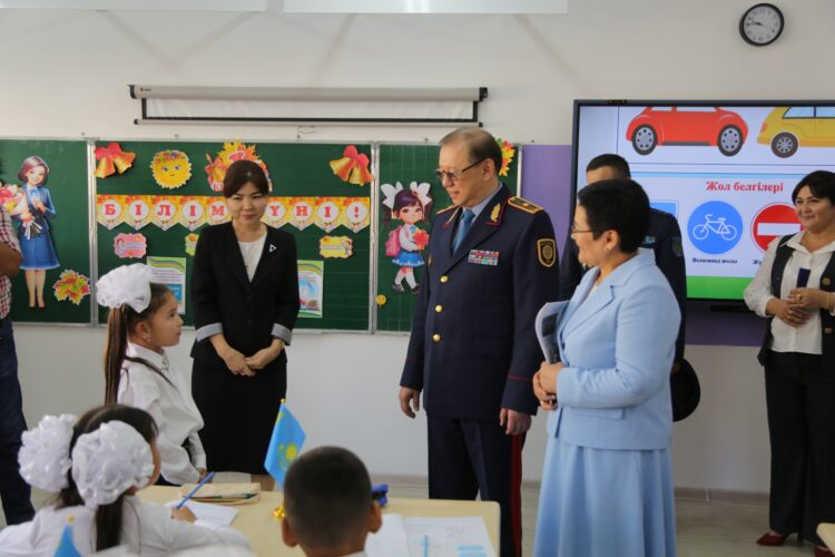 Түркістан облысында 500 мыңға тарта оқушыға жол қауіпсіздігі бойынша сабақ өткізілді