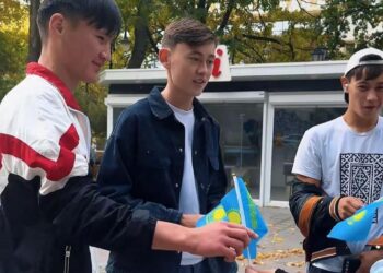 ШЫМКЕНТ ЖАСТАРЫ РЕФЕРЕНДУМҒА ОРАЙ ҰЙЫМДАСТЫРЫЛҒАН «БІЗ ӨРКЕНДЕГЕН ЕЛ ҮШІН» АКЦИЯСЫНА ҚАТЫСТЫ