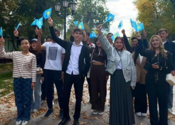 Молодежь Шымкента не осталась в стороне