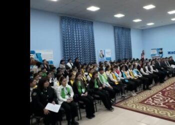 КЕНТАУ: “ТӘРТІПТІ ӨЗІҢНЕН БАСТА” ТАҚЫРЫБЫНДА ЖАСТАРЫМЕН КЕЗДЕСУ ӨТТІ