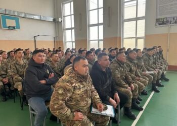 ТӨЛЕБИ: 6698 ӘСКЕРИ БӨЛІМ САРБАЗДАРЫНЫҢ ҚАТЫСУЫМЕН СЕМИНАР-ТРЕНИНГ ӨТКІЗІЛДІ