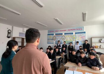 ОРДАБАСЫ АУДАНЫНДА “ЖАСТАРҒА КЕҢЕС” ЖОБАСЫ АЯСЫНДА КЕЗДЕСУ ӨТКІЗІЛДІ