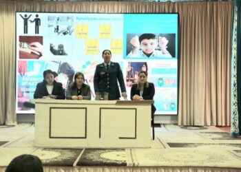 КЕЛЕС АУДАНЫНДА №13 КОЛЛЕДЖ ЖАСТАРЫМЕН КЕЗДЕСУ ӨТТІ 