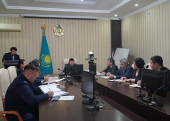 БӘЙДІБЕК: ВЕДОМСТВОАРАЛЫҚ КОМИССИЯ ОТЫРЫСЫ ӨТТІ