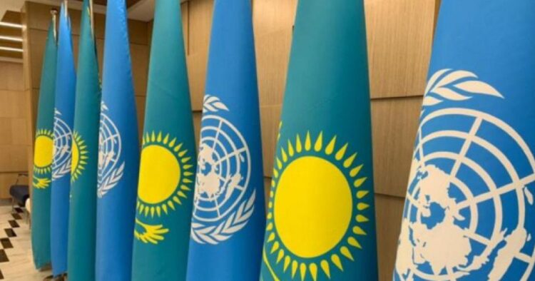 🇰🇿🇺🇳Сегодня, при соавторстве 152 стран, Генеральная Ассамблея ООН консенсусом приняла резолюцию об учреждении в Алматы Регионального центра ООН по Целям устойчивого развития для Центральной Азии и Афганистана.  Это значимый внешнеполитический успех Казахстана.  Глава государства выразил признательность всем партнерам за поддержку казахстанской инициативы.   Президент считает, что Региональный хаб ООН станет важной платформой для координации международных усилий в регионе.