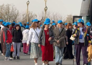 ТҮРКІСТАНҒА «ЖІБЕК ЖОЛЫ» ХАЛЫҚАРАЛЫҚ ПОЙЫЗ БАҒЫТЫМЕН 300 ТУРИСТ КЕЛДІ