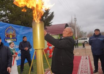 ТҮРКІСТАН: БӘЙДІБЕК АУДАНЫНДА ТАҒЫ БІР ЕЛДІ МЕКЕН ГАЗҒА ҚОСЫЛДЫ