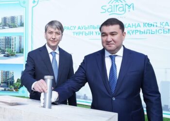 ТҮРКІСТАН: САЙРАМ АУДАНЫНДА ЖАҢА ШАҒЫНАУДАННЫҢ ҚҰРЫЛЫСЫ БАСТАЛДЫ