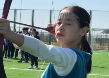 ТҮРКІСТАНДЫҚ ОҚУШЫЛАР ҮЗІЛІС КЕЗІНДЕ ҰЛТТЫҚ СПОРТ ТҮРЛЕРІМЕН АЙНАЛЫСАДЫ