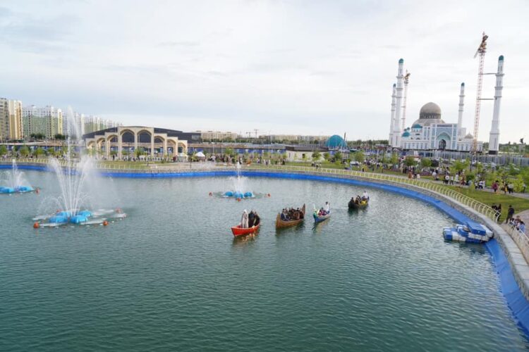 ТҮРКІСТАНДА ЖАСАНДЫ КӨЛІ БАР ДЕМАЛЫС АЙМАҒЫ АШЫЛДЫ