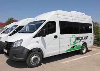 ТҮРКІСТАН: МАҚТААРАЛДА ҚОҒАМДЫҚ КӨЛІКТЕР ЖАҢАРТЫЛЫП ЖАТЫР