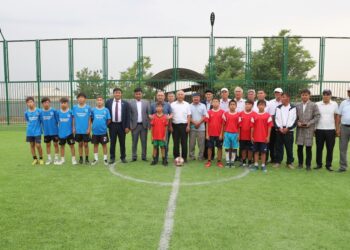 ТҮРКІСТАН: САРЫАҒАШТА «ҮЛГІЛІ АУЫЛ» БАЙҚАУЫНДА ТОП ЖАРҒАН АУЫЛҒА СПОРТ ЖӘНЕ БАЛАЛАР ОЙЫН АЛАҢШАСЫ ПАЙДАЛАНУҒА БЕРІЛДІ