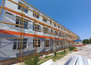 ТҮРКІСТАН: МЕКТЕПТЕРДІҢ ҚҰРЫЛЫСЫ ЗЕРДЕЛЕНІП, ЛАГЕРЬЛЕРДІҢ ДАЙЫНДЫҒЫ ПЫСЫҚТАЛДЫ