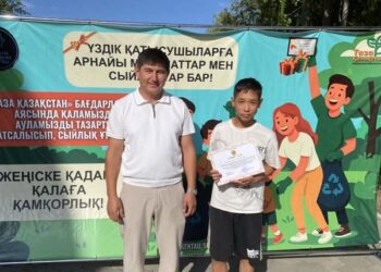 Кентауда «Жасыл ел» жастар еңбек жасағының I маусымы аяқталды