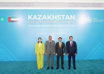 ТҮРКІСТАНДА ЖАУЫН-ШАШЫНДЫ ЖАСАНДЫ ТҮРДЕ КӨБЕЙТУ ЖОБАСЫНЫҢ САЛТАНАТТЫ ІСКЕ ҚОСУ РӘСІМІ ӨТТІ