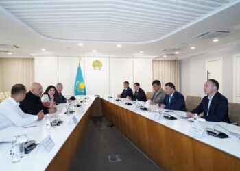 ТҮРКІСТАН ОБЛЫСЫНЫҢ ӘКІМІ НҰРАЛХАН КӨШЕРОВ «YDA HOLDING» КОМПАНИЯСЫНЫҢ БАСҚАРМА ТӨРАҒАСЫ ХУСЕЙН АРСЛАНМЕН КЕЗДЕСТІ