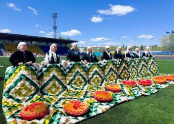 ТҮРКІСТАН: ОРДАБАСЫНЫҢ ҚҰРАҚШЫ АНАЛАРЫ ХАЛЫҚАРАЛЫҚ РЕКОРД ОРНАТУҒА ҮЛЕС ҚОСТЫ